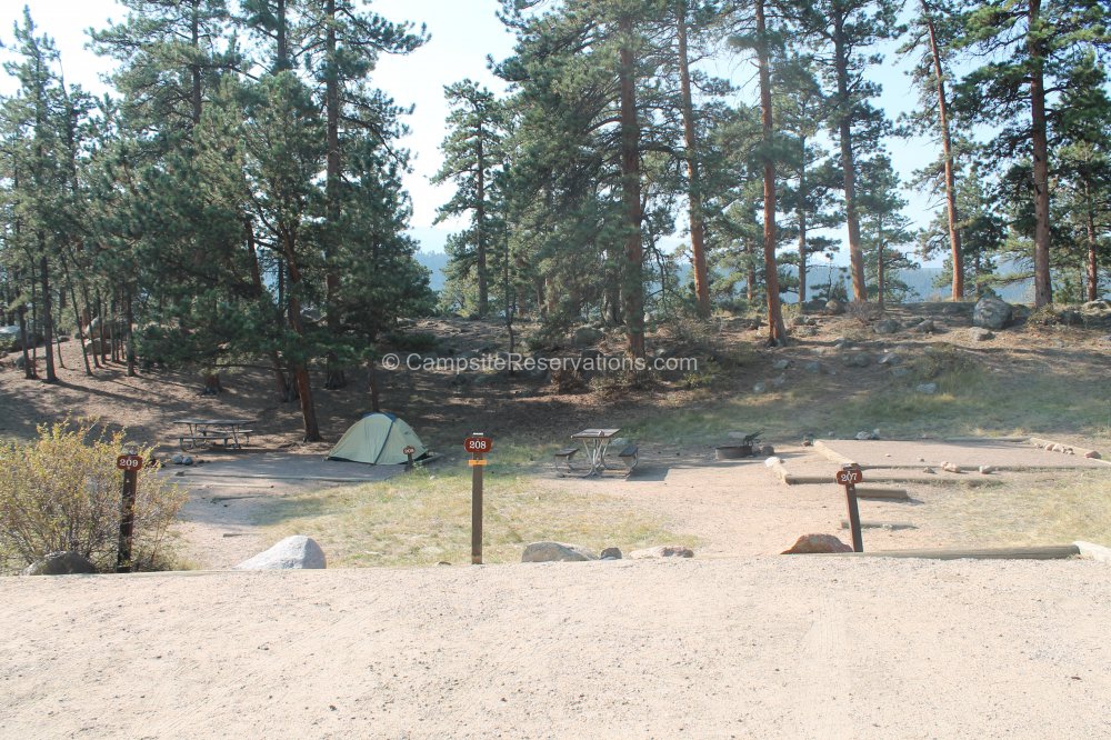 Photo of Campsite 208 in Moraine Park Campground at Rocky Mountain